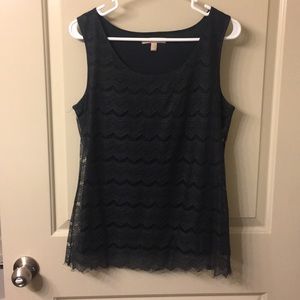 Lace tank top